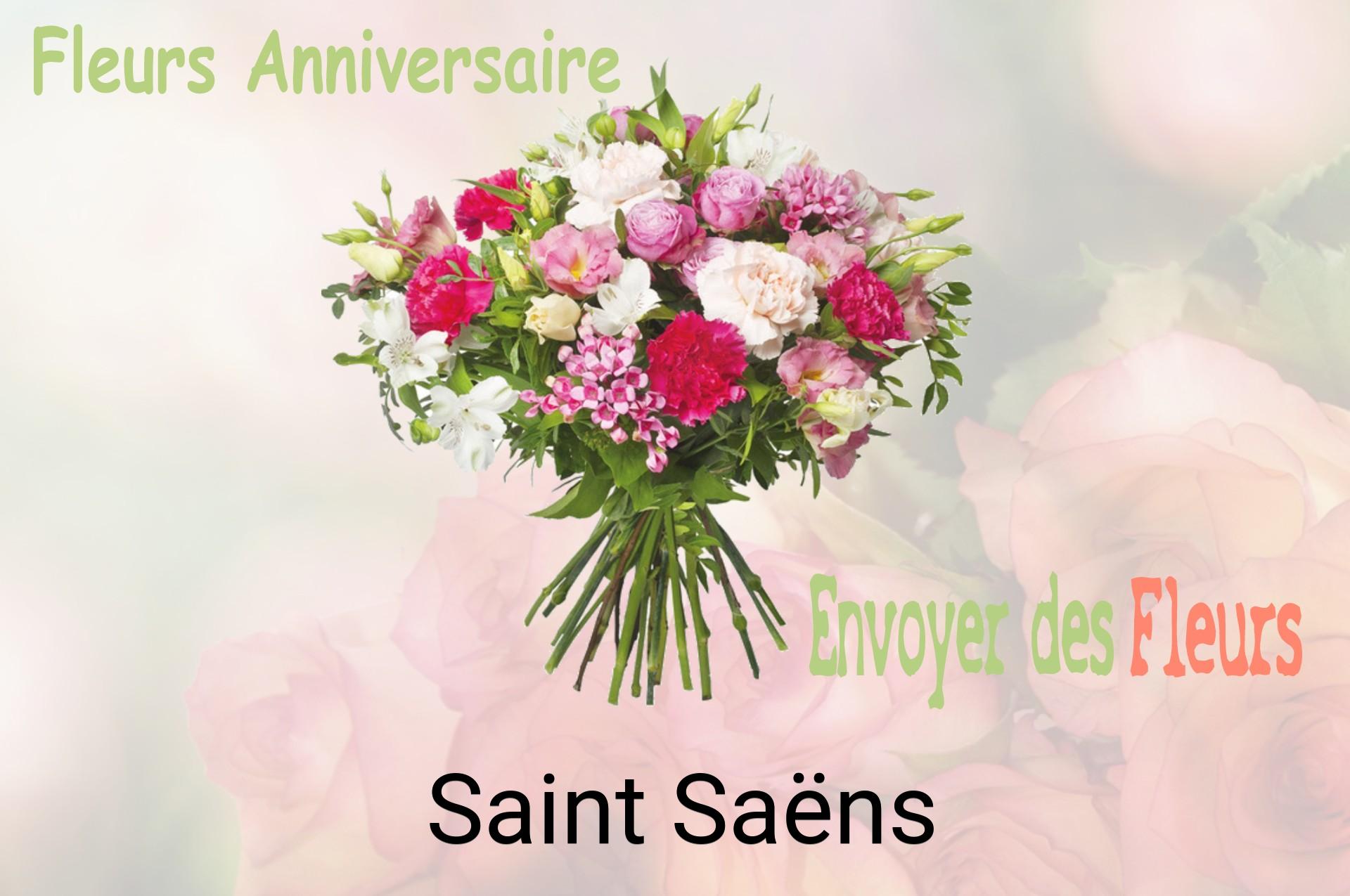 Bouquet de fleurs d’anniversaire livré à Saint-Saëns